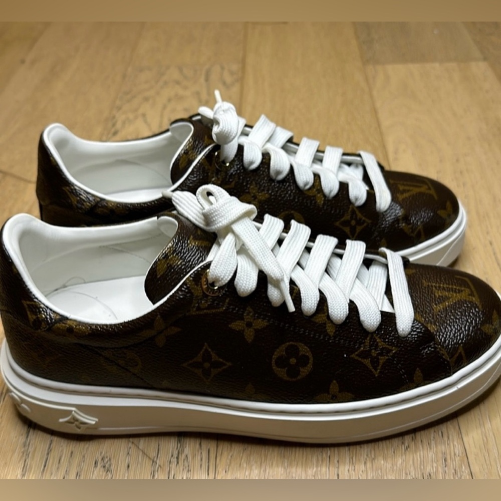 Louis Vuitton Time out sneakers cacao brown monogram
